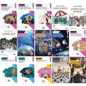 Bilgin Adalı 15 Kitap Set - Çatalhöyük Öyküleri - Zaman Bisikleti - Atlantisin Çocukları - Aninna - Genlerin Şifresi - Kralın Adaleti - Kariye Hazinesi