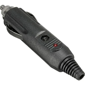 12 V Oto Araç Çakmak Fişi Erkek Sigortalı Ledli Seyyar Kablo Tip