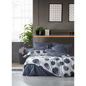 Cotton Box Modern Tek Kişilik Nevresim Takimi - Orva İndigo