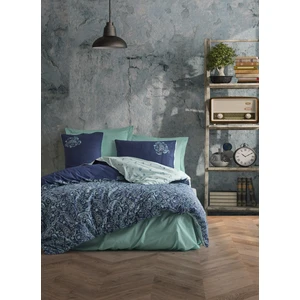 Cotton Box Masculine Ranforce Çift Kişilik Nevresim Takimi Cadde Mint