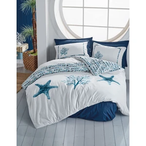 Cotton Box Maritime Çift Kişilik Nevresim Takımı - Star Lacivert