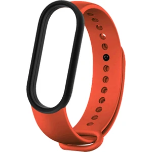 Xiaomi Mi Band 6 Akıllı Bileklik Uyumlu Çift Renk Silikon Kordon Turuncu