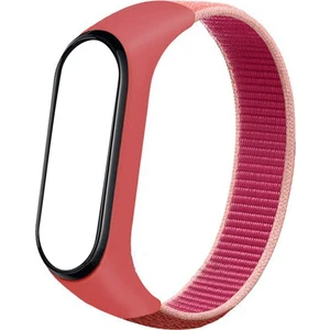 Xiaomi Mi Band 5-4-3 Uyumlu Nylon Kayış Kordon