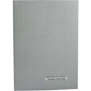 Müdürler Kurulu Karar Defteri 40 Yaprak