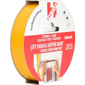 Bant Çift Taraflı Köpük Bant 24 Mmx5 mt