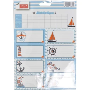 Tane x Desenli Okul Etiketi