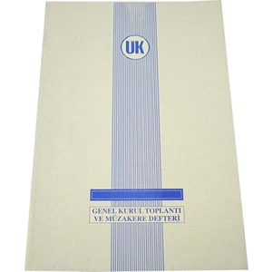 Genel Kurul Toplantı ve Müzakere Defteri 40 Yaprak