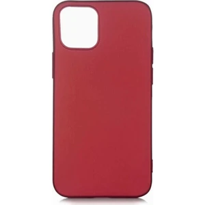 Piyasa Sepeti Apple iPhone 12 Pro Max (6.7'') Premium Silikon Kılıf Bordo