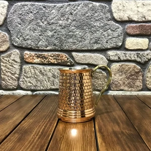 Markasi Bal Peteği Bakır Kupa Bardak