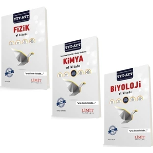 Limit Yayınları TYT AYT Fizik Kimya Biyoloji El Kitabı Seti