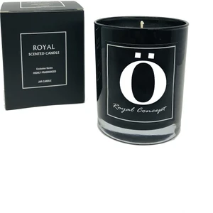 Royal Mum  Ö Harf Bardak Mum Büyük Boy Pudra Kokulu