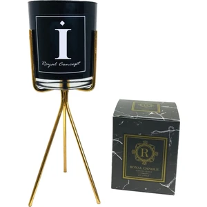 Royal Mum Harfli Mumluk '' I '' Bardak Mum - Pudra Kokulu