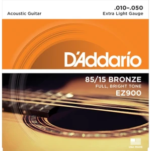 D'addario EZ900 - Extra Light 010-050 Takım Tel Akustik Gitar Teli
