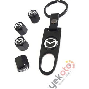 Mazda Metal Anahtarlık ve Sibop Kapak Seti 1.kalite