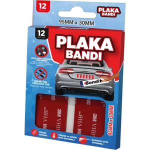 3 M Vhb Araç Plaka Bandı 12'li BND01069530
