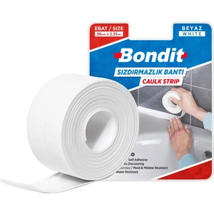 Ultra Dayanıklı Su Geçirmez Sızdırmazlık Bandı Beyaz 38 mm