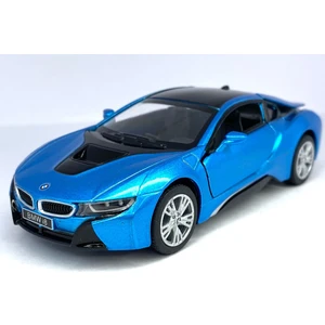 Bmw I8 - Çek Bırak 5inch. Lisanslı Model Araba, Oyuncak Araba 1:36