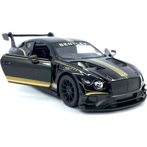2018 Bentley Continental Gt3 - Çek Bırak 5inch. Lisanslı Model Araba, Oyuncak Araba 1:38