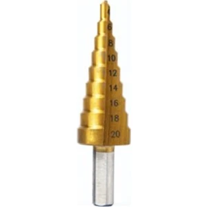 Kademeli Matkap Ucu Titanyum Kaplama 4-20 mm