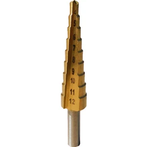 Kademeli Matkap Ucu Titanyum Kaplama 4-12 mm