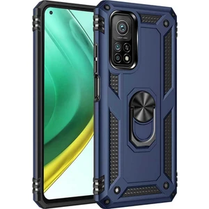 Case 4u Xiaomi Mi 10T Pro 5g Kılıf Çift Katmanlı Yüzüklü Manyetik Vega Kapak Lacivert