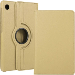 Lenovo M10 TB-X606F 10.3 Inch Rotating Dönebilen Standlı Kılıf Gold