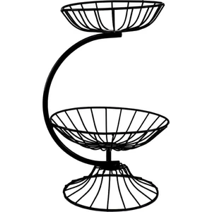 C Model Modern 2 Katlı Metal Meyvelik
