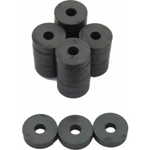 Yuvarlak Mıknatıs 30'lu Mini Mıknatıs 1.5 cm Kömür Halka Mıknatıs