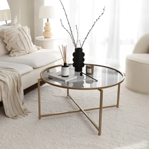 Neostill - Gold Sun Sehpa / Füme Cam S404F