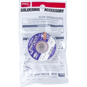 10 Adet Gootwick CP-3015 3.0mm x 1.5mt. Lehim Temizleme Çekme Tel