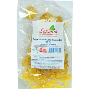 Doğal Granül Çakıl Reçine Sarı 100 gr Paket