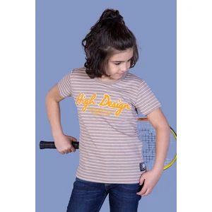 Toontoy Kids Toontoy Erkek Çocuk Nakışlı Kumaşı Çizgi Detaylı Tişört