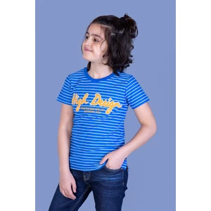 Toontoy Kids Toontoy Erkek Çocuk Nakışlı Kumaşı Çizgi Detaylı Tişört