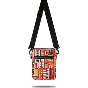 Çapraz Askılı Rahat Günlük Kullanım Omuz Çantası Kırmızı Desenli