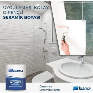 Ceramica Fayans Boyası Kullanıma Hazır 1 kg Rulo  Vanilya Çiçeği