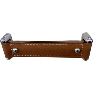 Deri Kulp U Tipi Fly Krom Taba Deri