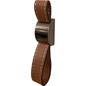 Deri Kulp Dikey Taba Mocca