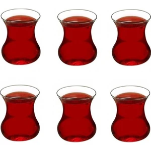 Aurora 6'lı Cam Çay Bardağı