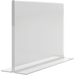 Etias Reklam A6 T Tipi Yatay Masaüstü Şeffaf Pleksi Föylük Broşürlük