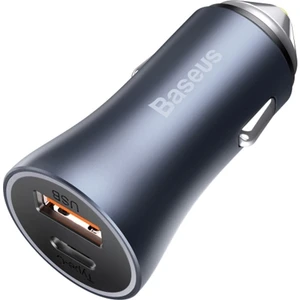 Golden Contactor Pro Dual Quick Charger Car Charger U+C 40W Dark Gray