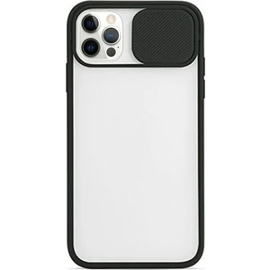 Apple iPhone 12 Pro Max 6.7 Kamera Koruyucu Sürgülü Şeffaf Kılıf AL-33808