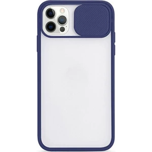 Apple iPhone 12 Pro Max 6.7 Kamera Koruyucu Sürgülü Şeffaf Kılıf AL-33808