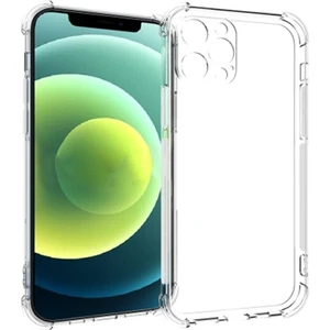 Apple iPhone 12 Pro Max 6.7 Anti-Drop Silikon Kılıf Kamera Korumalı Şeffaf Silikon Kılıf AL-33834