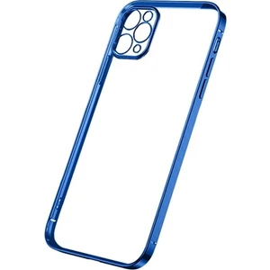 Apple iPhone 12 Pro 6.1 Metal Görünümlü Darbeye Dayanıklı Silikon Kılıf AL-33860
