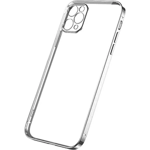 Apple iPhone 12 Pro 6.1 Metal Görünümlü Darbeye Dayanıklı Silikon Kılıf AL-33860