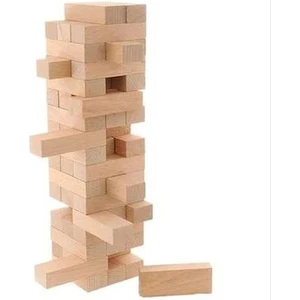 Ahşap Denge Oyunu 54 Parça Zeka ve Strateji Oyunu