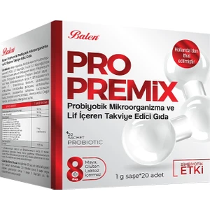 Probiyotik Mikroorganizma ve Lif Içeren Takviye 20 x 1 gr