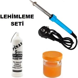 Profesyonel Lehimleme Seti  ( Bay-Tec 40W Havya + Tüp Lehim + Lehim Pastası)