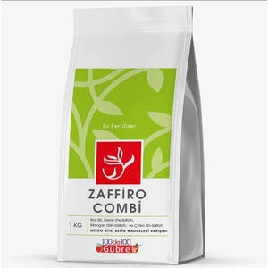 100De100Gübre Bitki Besin Gübresi Toz Karışım Zaffiro Combi 1 Kg