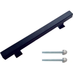 Seas Door Kare Çelik Kapı Kolu  40 cm Siyah